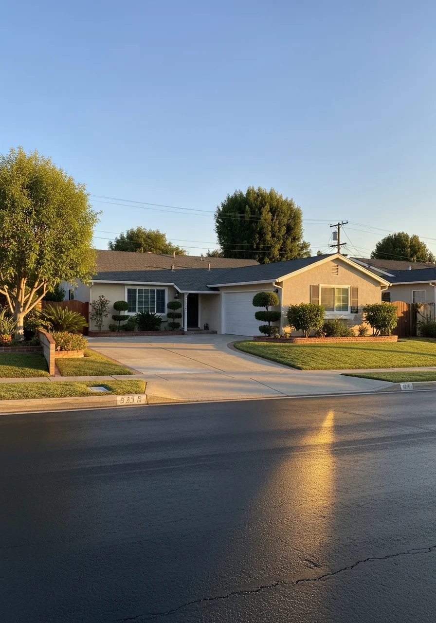 North Hollywood property with driveway and neighborhood setting.