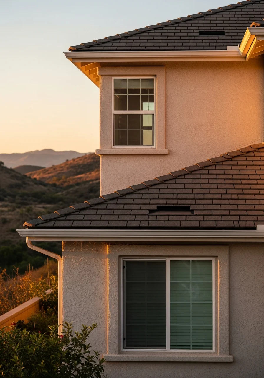 Santa Clarita property with landscaping and typical valley architecture.