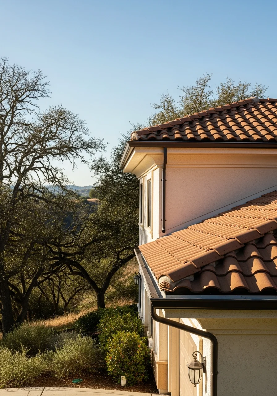 Simi Valley property with driveway and hillside landscape features.